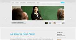 Desktop Screenshot of guide-divorce.fr