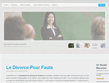 Tablet Screenshot of guide-divorce.fr